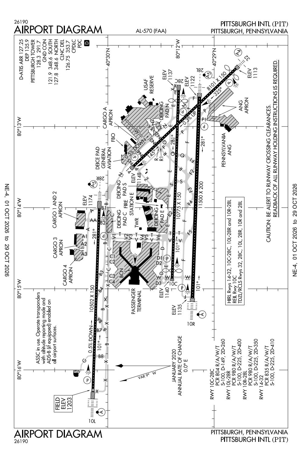 Kpit Map KPIT/Pittsburgh International General Airport Information