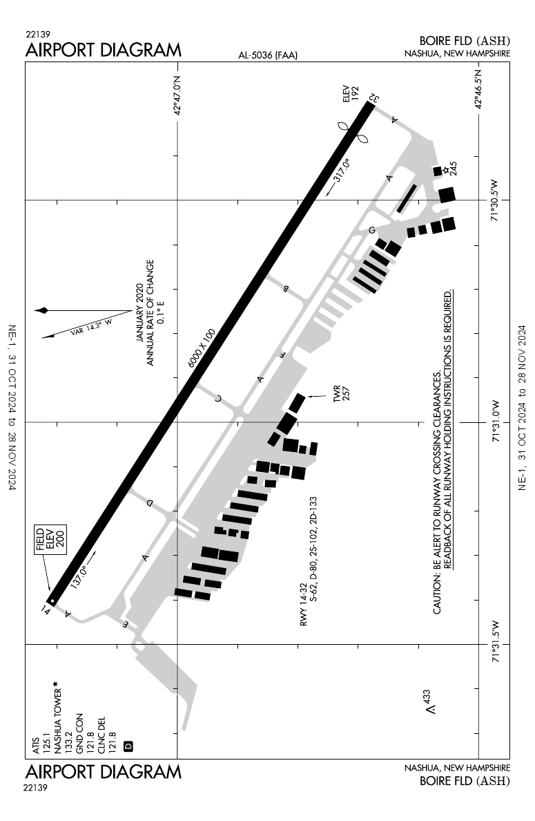 KASH/Nashua-Boire Field General Airport Information