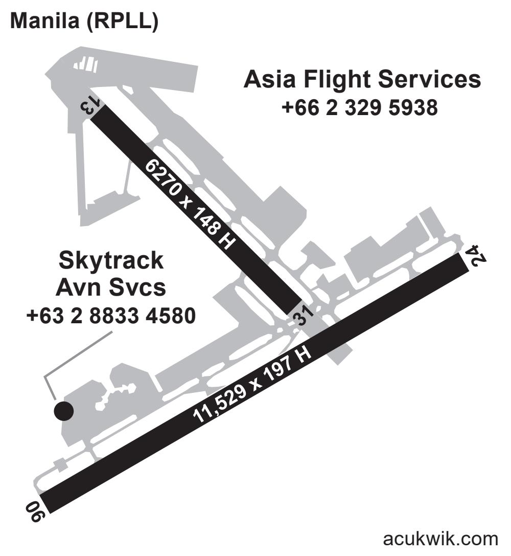 Rpll Ramp Map RPLL/Ninoy Aquino International General Airport Information